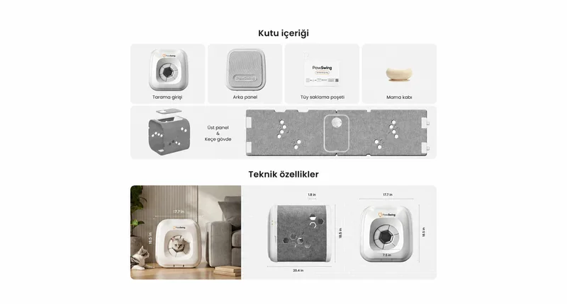 PawSwing Neo tasarım ve kullanım detayları