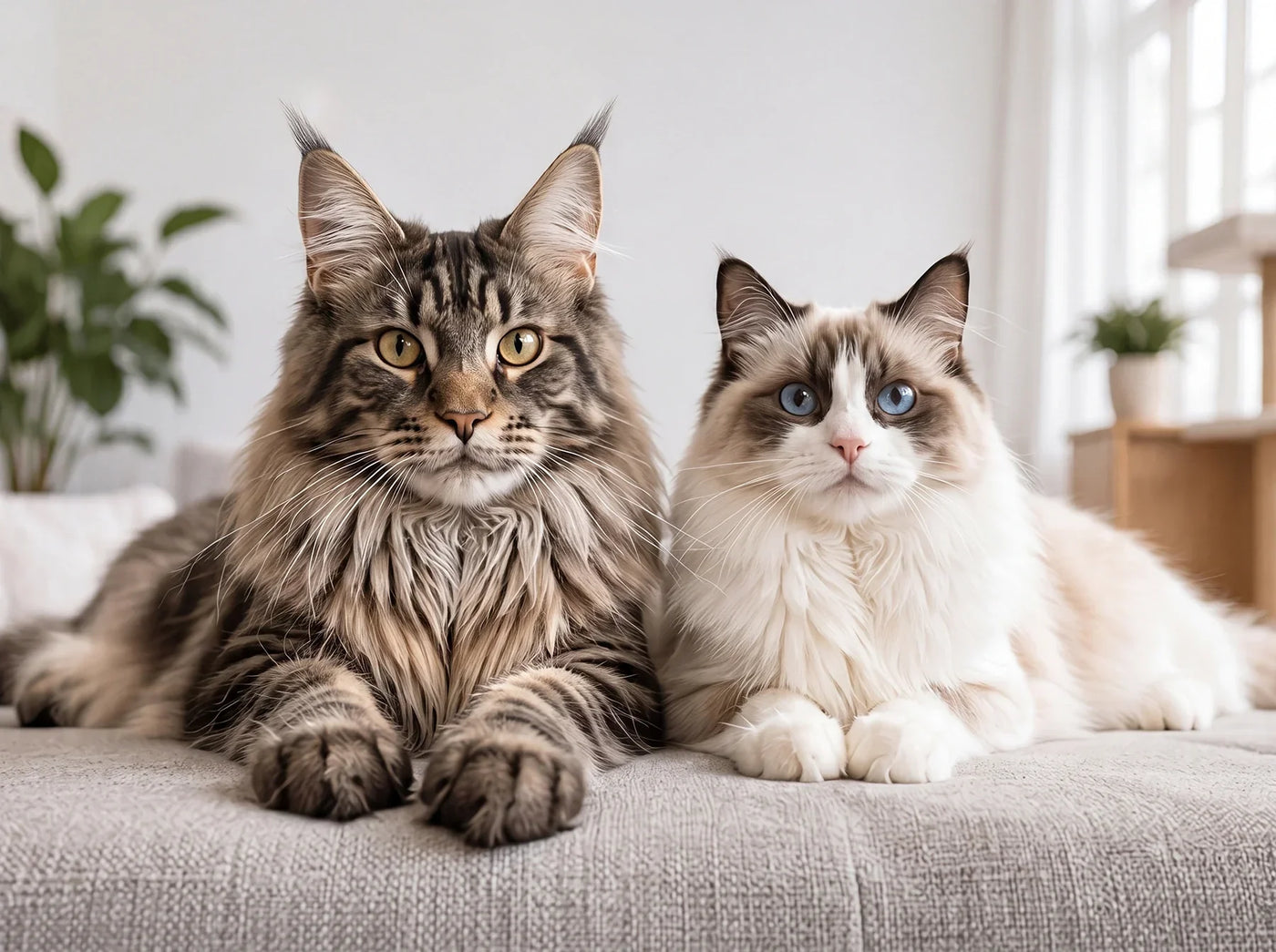 Maine Coon ve Ragdoll kedilerinde tüy dolaşmasını önleme