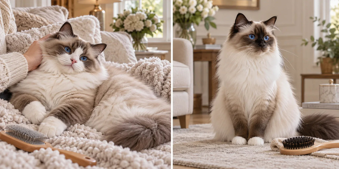 Ragdoll ve Birman: Karakter ve bakım farkları