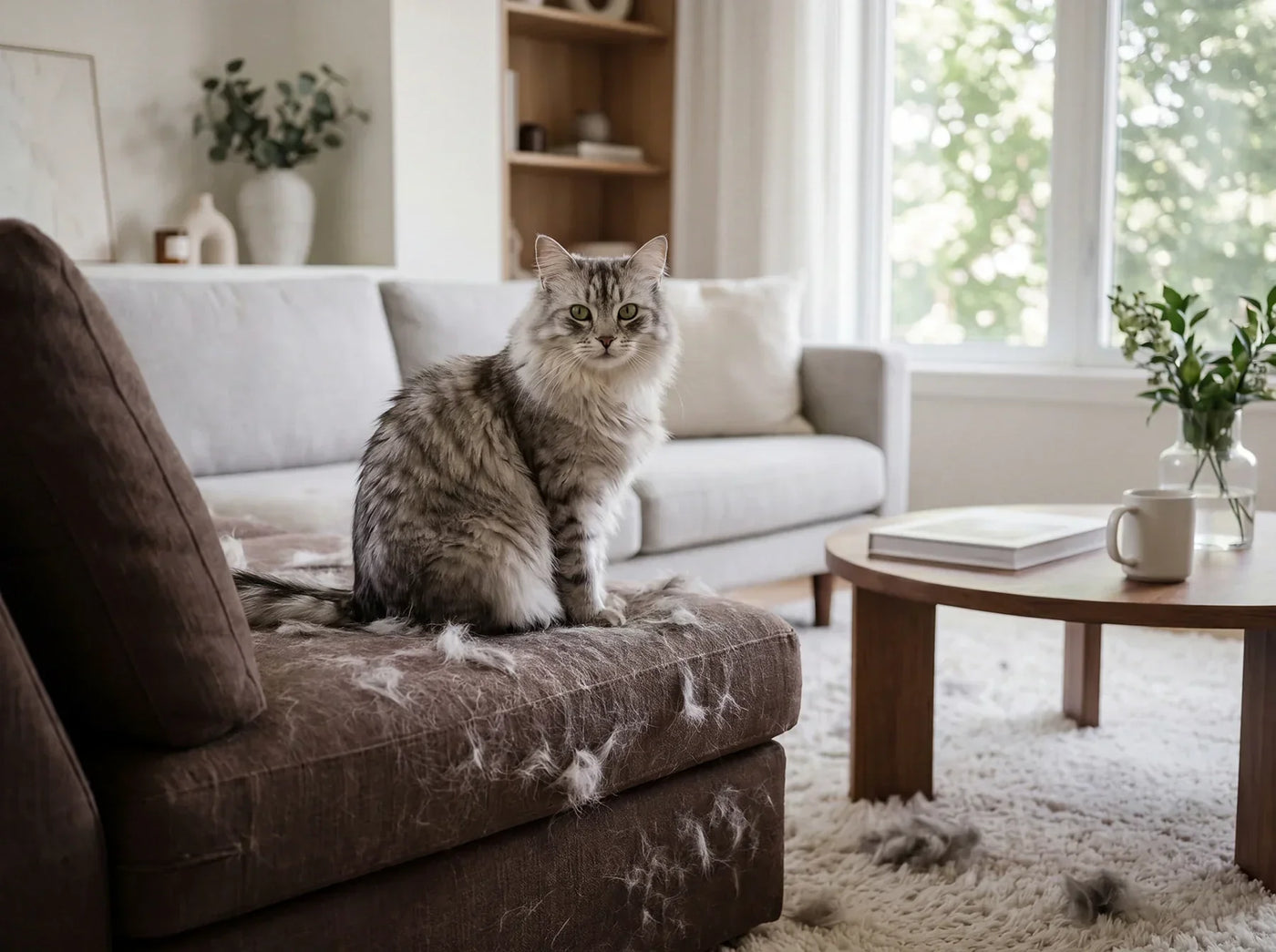 Kedi tüylerine çözüm: Kendi kendine bakım neden fark yaratır?