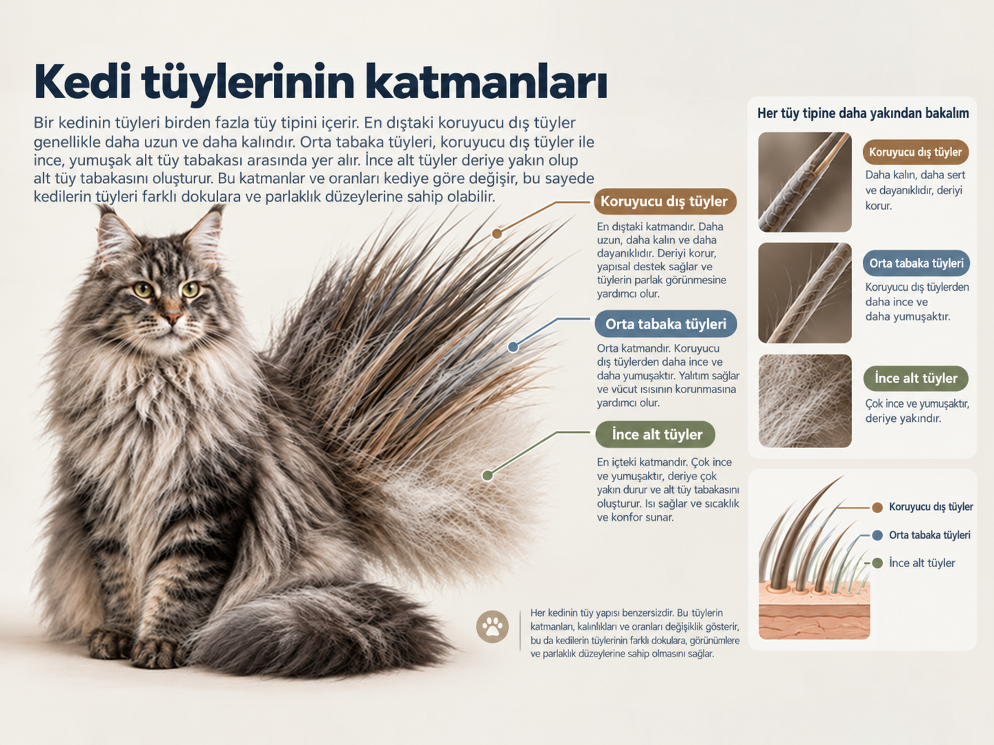 Sağlıksız Kedi Paltosu Belirtileri Nedenleri ve Bakımı