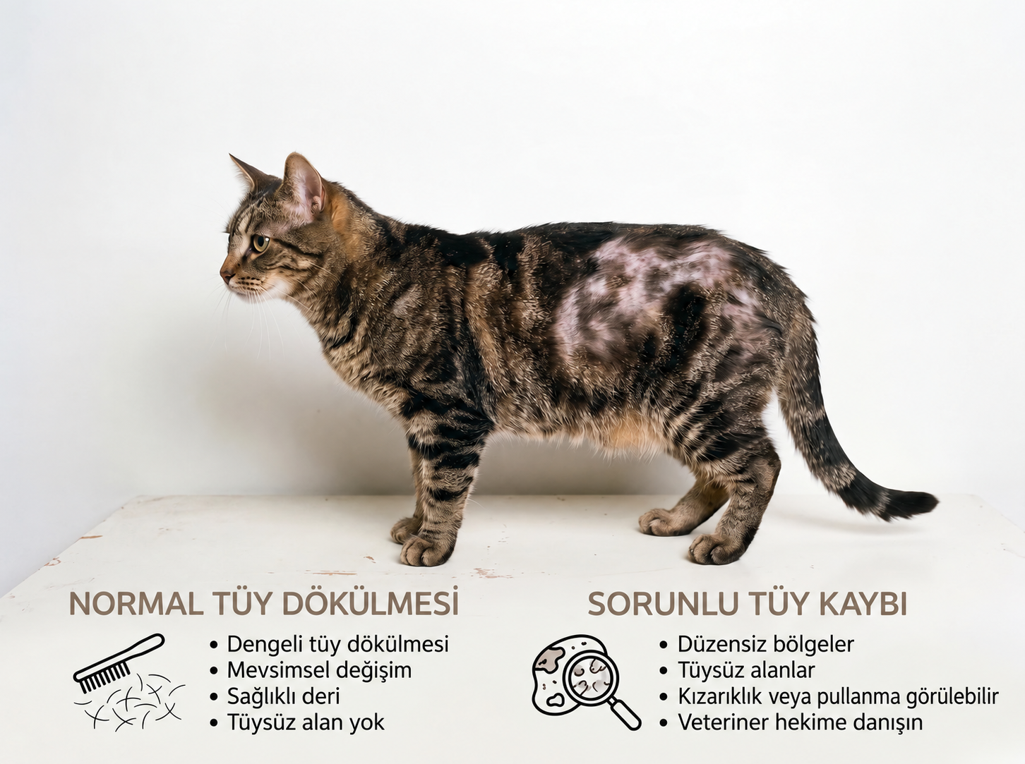 Kediniz Kel mi? Kedilerde Tüy Dökülmesi ve Dökülme Konusunda PawSwing Kılavuzu